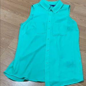 Women’s XS Apt 9 mint green  blouse